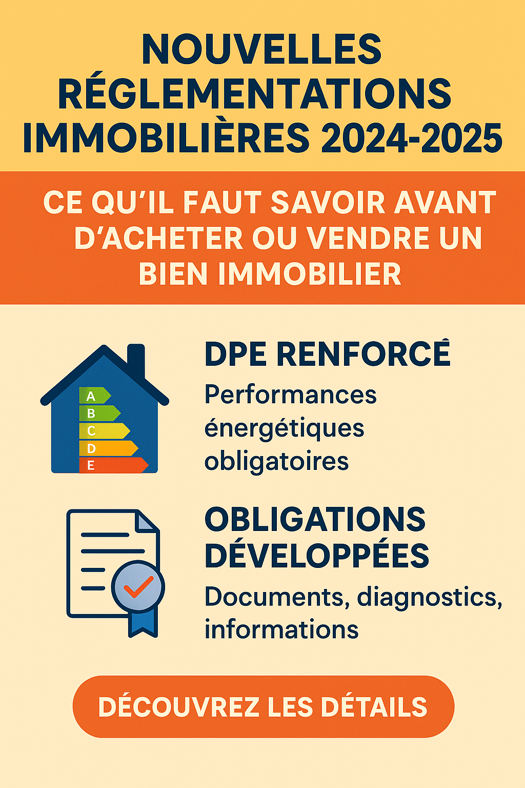 Réglementations:  ce qu’il faut savoir avant d’acheter ou vendre un bien immobilier​