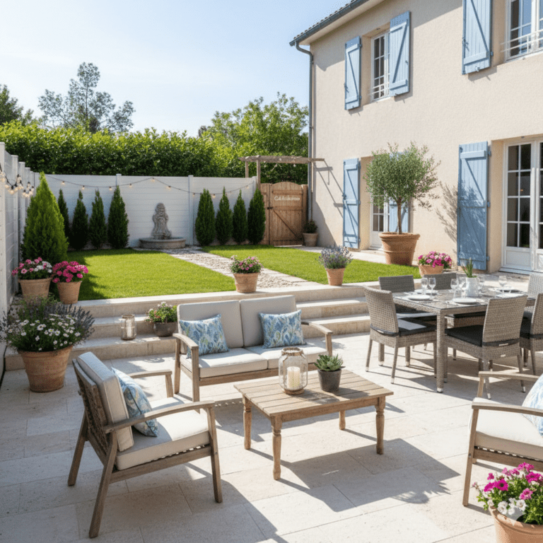 Home Staging extérieur : valoriser jardin, balcon et terrasse pour séduire les acquéreurs. ​