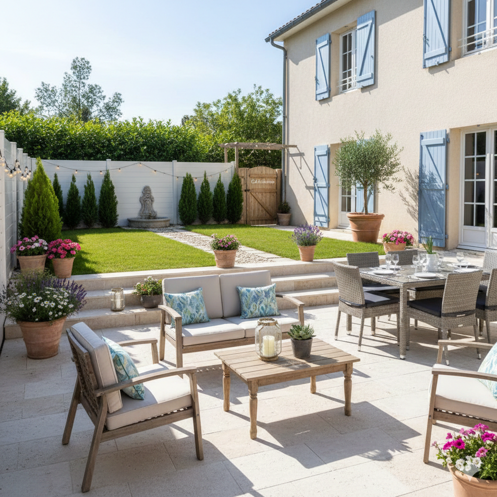 Home Staging extérieur : valoriser jardin, balcon et terrasse pour séduire les acquéreurs. ​