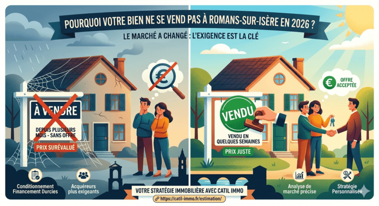 Pourquoi votre bien ne reçoit pas de visites à Romans-sur-Isère en 2026 ?