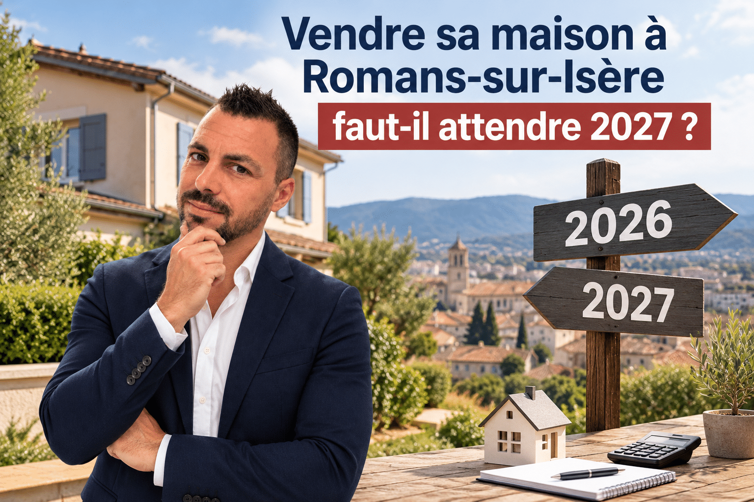 Laurent Catil, immobilier à Romans-sur-Isère : vendre sa maison en 2026 ou attendre 2027